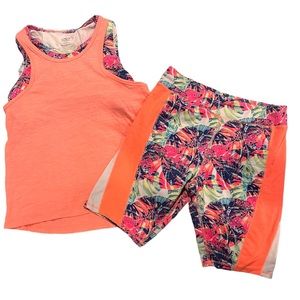 Girls active wear 2 piece set